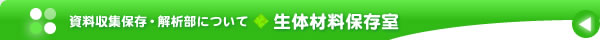 資料収集保存・解析部について：生体材料保存室