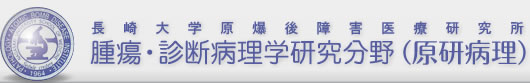 長崎大学原爆後障害医療研究所 腫瘍・診断病理学分野（原研病理）